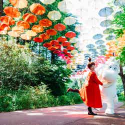 ムーミン谷とアンブレラ/画像提供:ムーミン物語