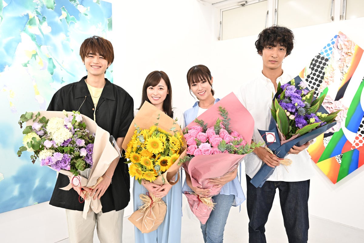 鈴鹿央士、福原遥、深田恭子、上杉柊平（C）TBS
