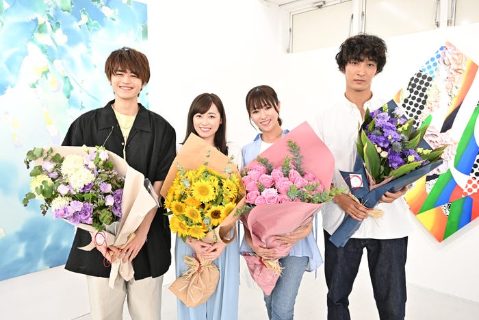 鈴鹿央士、福原遥、深田恭子、上杉柊平(C)TBS