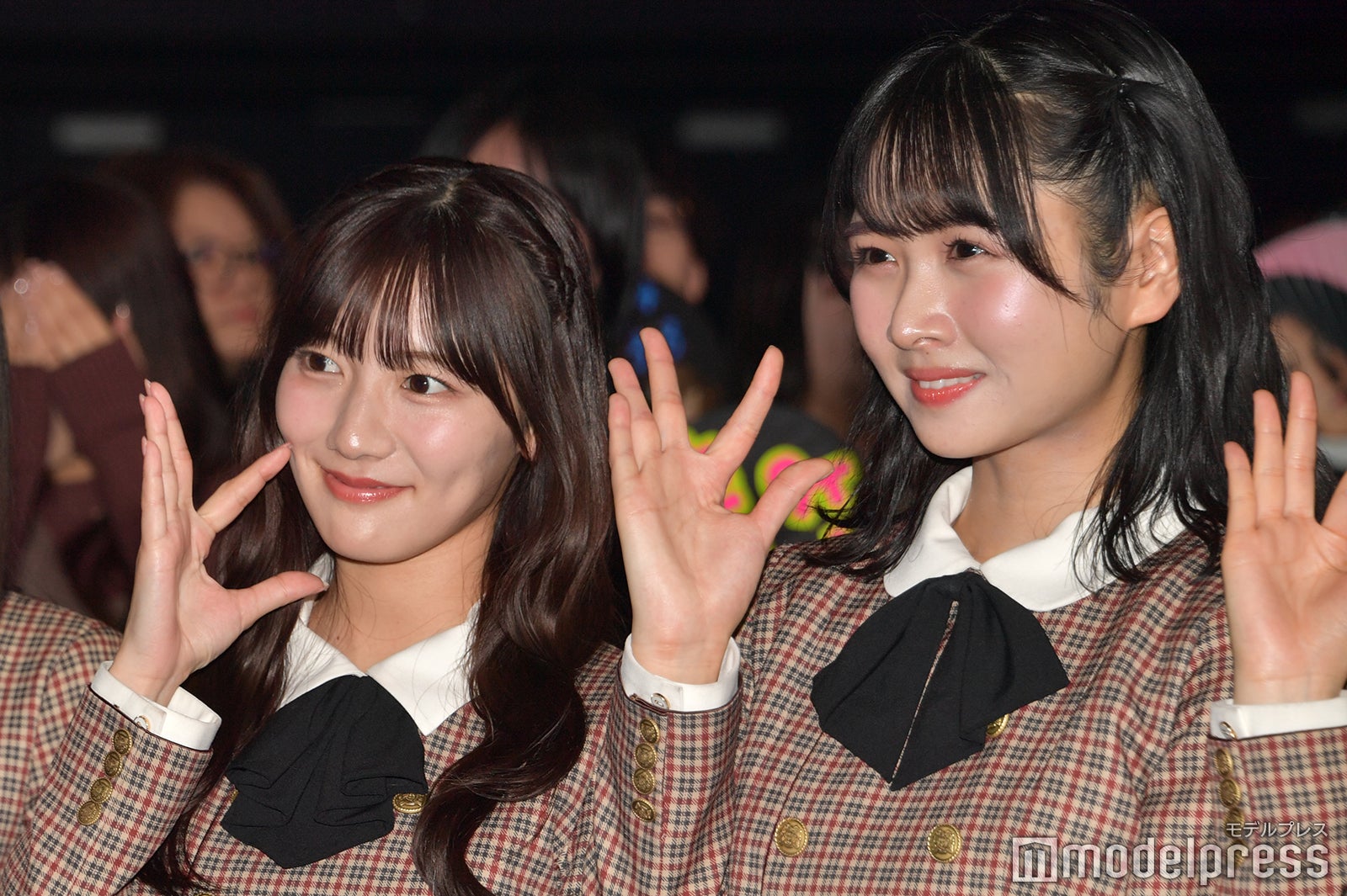 河田陽菜、上村ひなの／日向坂46（C）モデルプレス