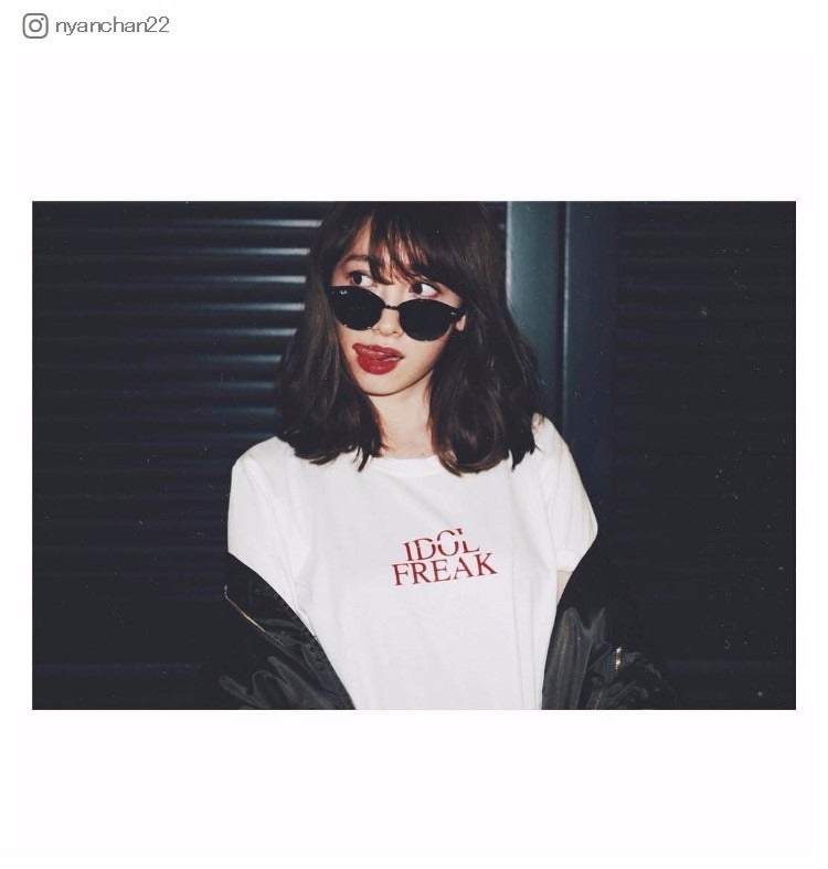 小嶋陽菜、おしゃれすぎる“アイドルヲタTシャツ”に「見たことないし着たことない」の声