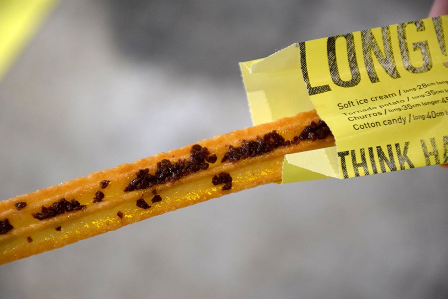 LONG! LONGER!! LONGEST!!! チュロス チョコクランチ