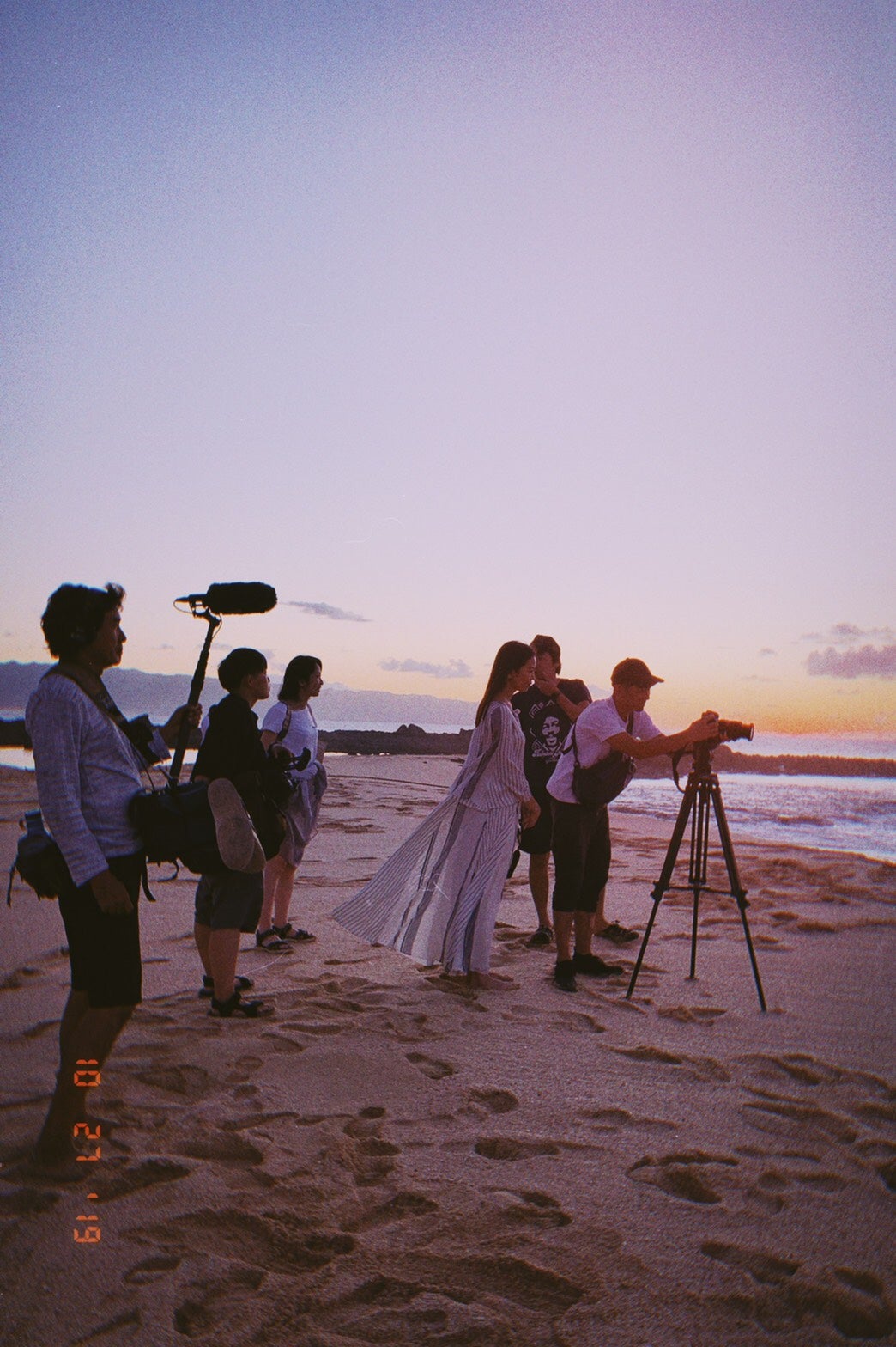 撮影の模様（画像提供：所属事務所）