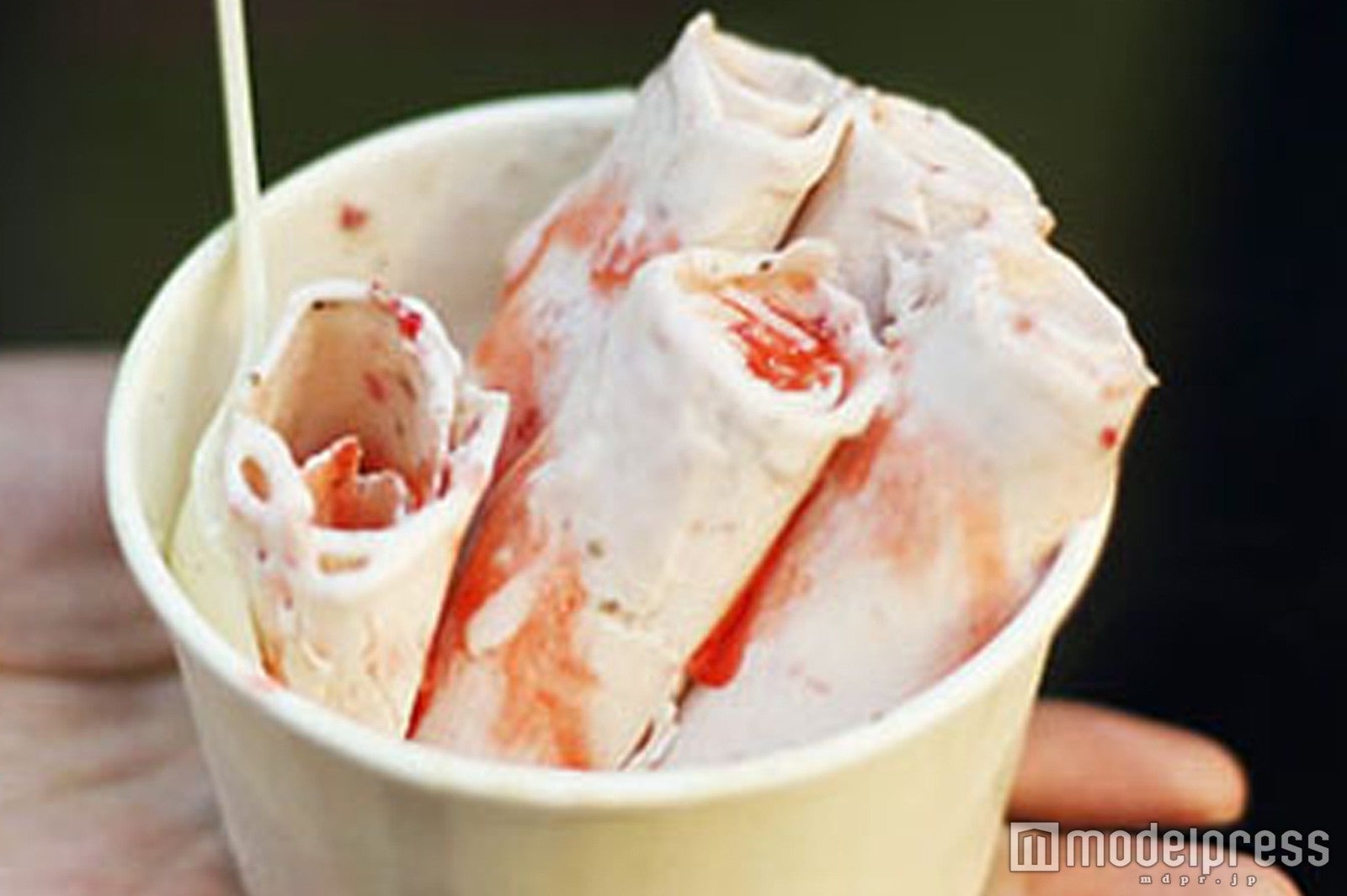 ロールアイスクリーム／画像提供：アイスクリーム博覧会2016実行委員会