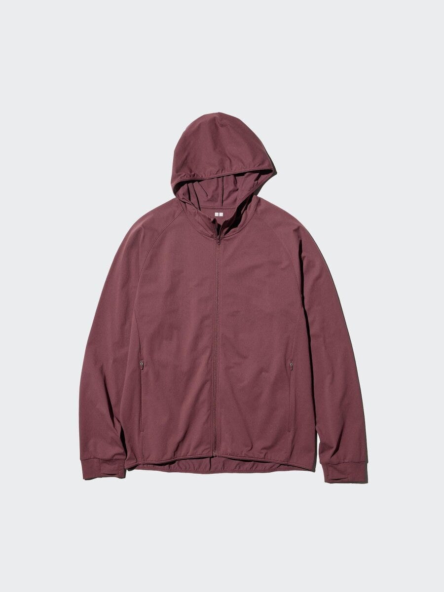 2026春夏ユニクロ大人女性おすすめドライEXUVカットフルジップパーカ