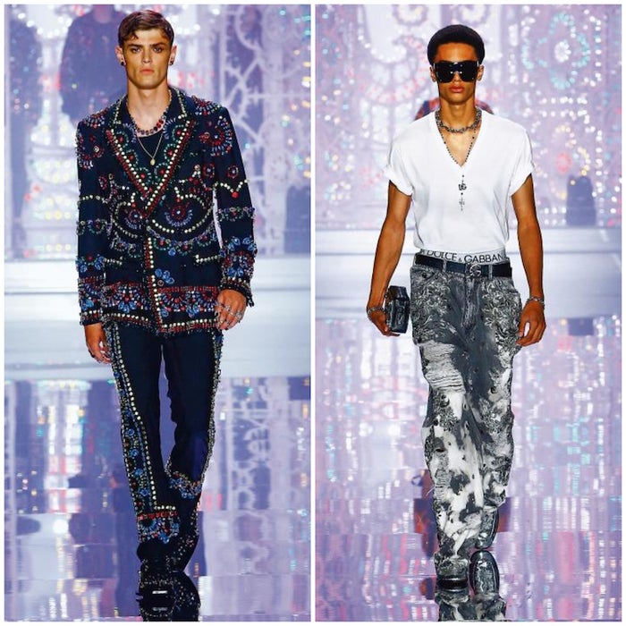 22年春夏ミラノ メンズコレクション 光り輝く生命を礼賛 ドルチェ ガッバーナ モデルプレス