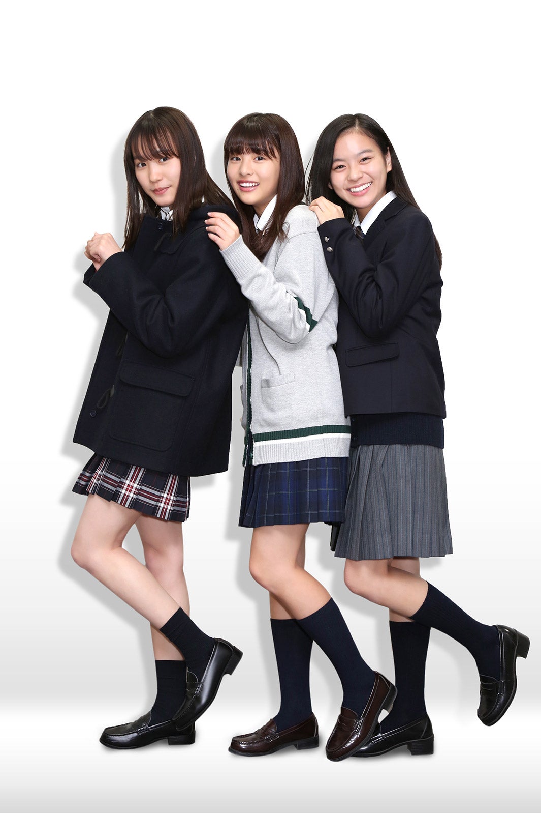 （左から）南沙良、出口夏希、永瀬莉子 （C）フジテレビ