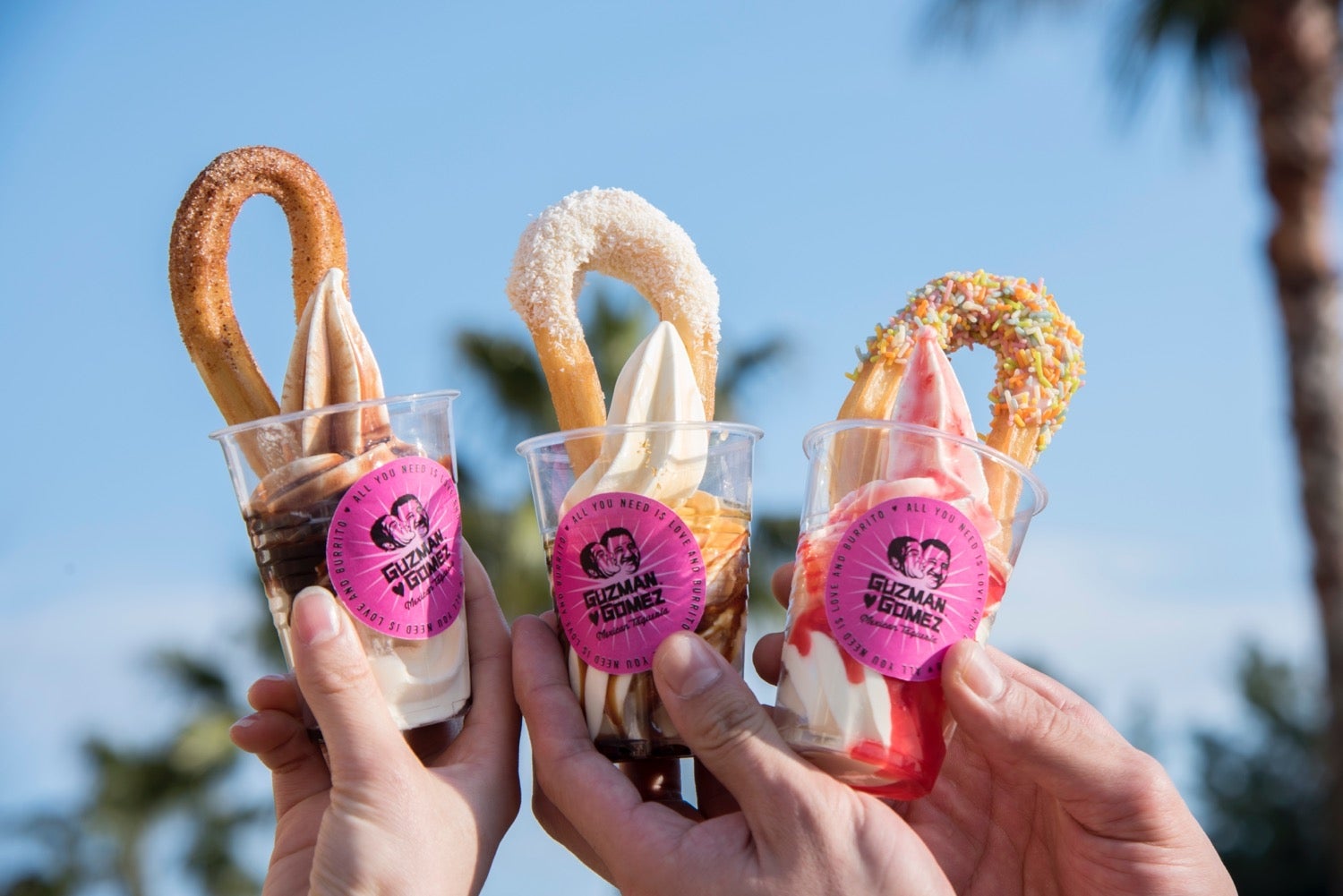 SNS映え必至！GYGイクスピアリ限定「チュロス オン アイス」　3種コンプしたくなるお洒落さ