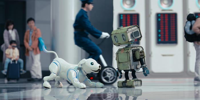 aibo、タング(C)2022映画「 TANG 」製作委員会