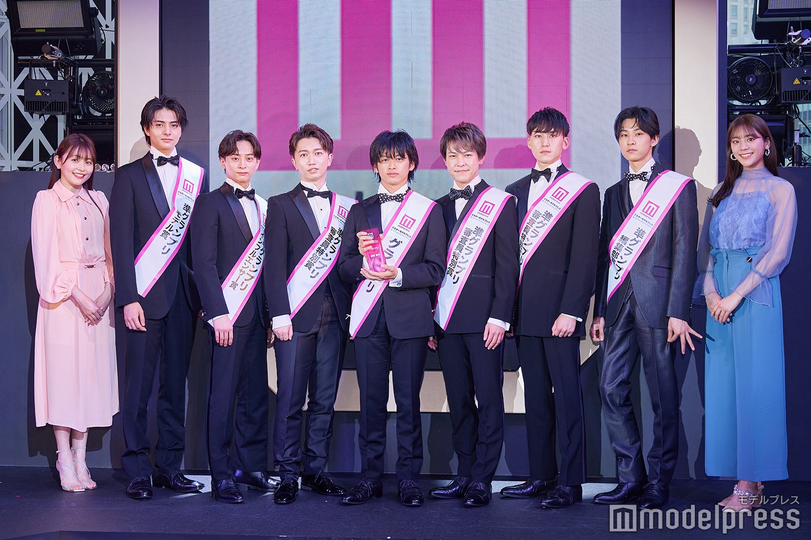 「ミスターモデルプレス」ファイナリスト／表彰式の様子 （C）モデルプレス
