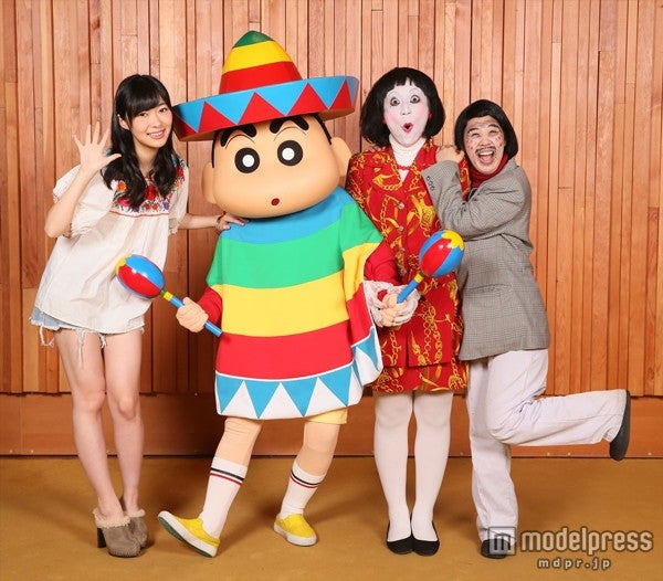 日本エレキテル連合「クレヨンしんちゃん」で声優初挑戦　指原莉乃とともに出演