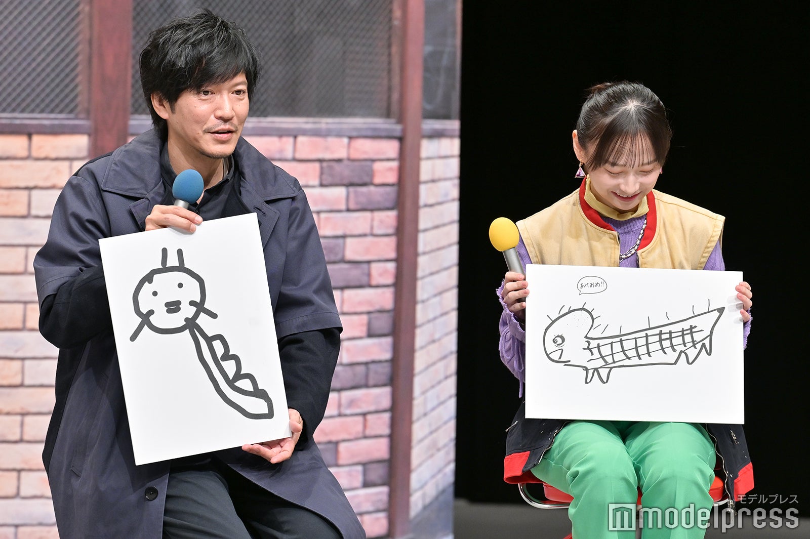 田辺誠一、影山優佳（C）モデルプレス