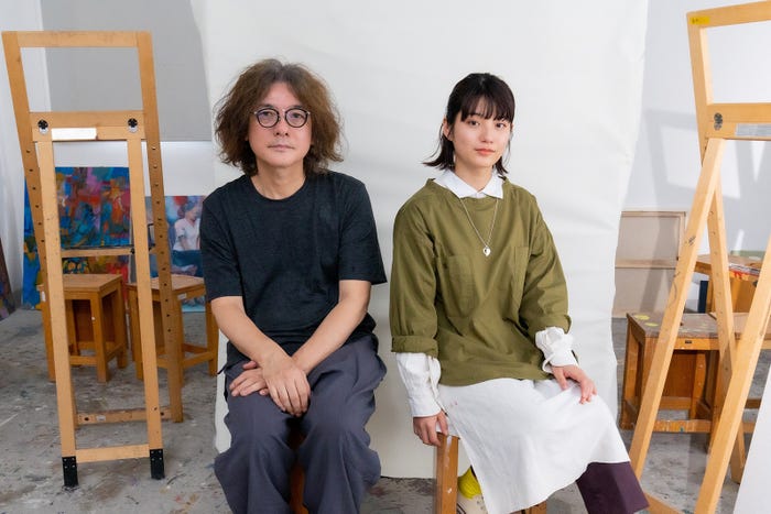 岩井俊二監督、蒔田彩珠 (提供写真)