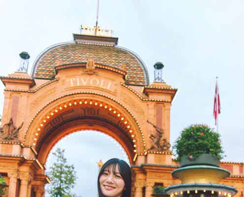 日向坂46河田陽菜、夜の遊園地でデート気分 2nd写真集先行カット公開
