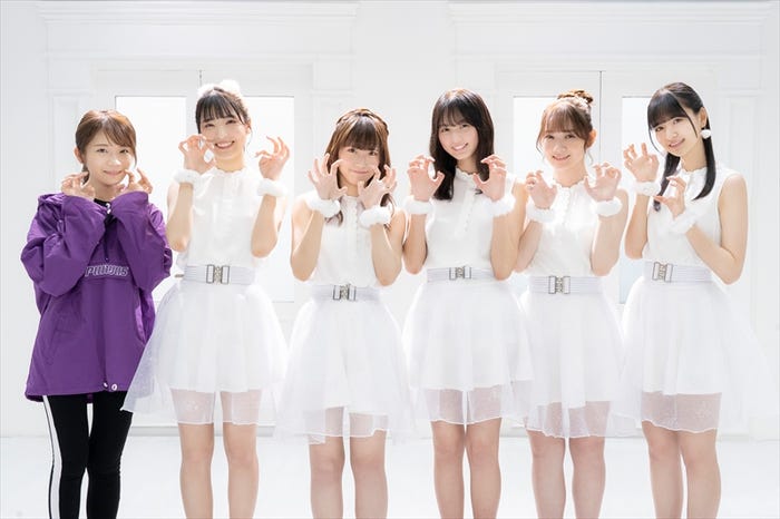 秋元真夏、早川聖来、掛橋沙耶香、遠藤さくら、田村真佑、金川紗耶/「サムのこと」(C)西加奈子・小学館/エイベックス通信放送