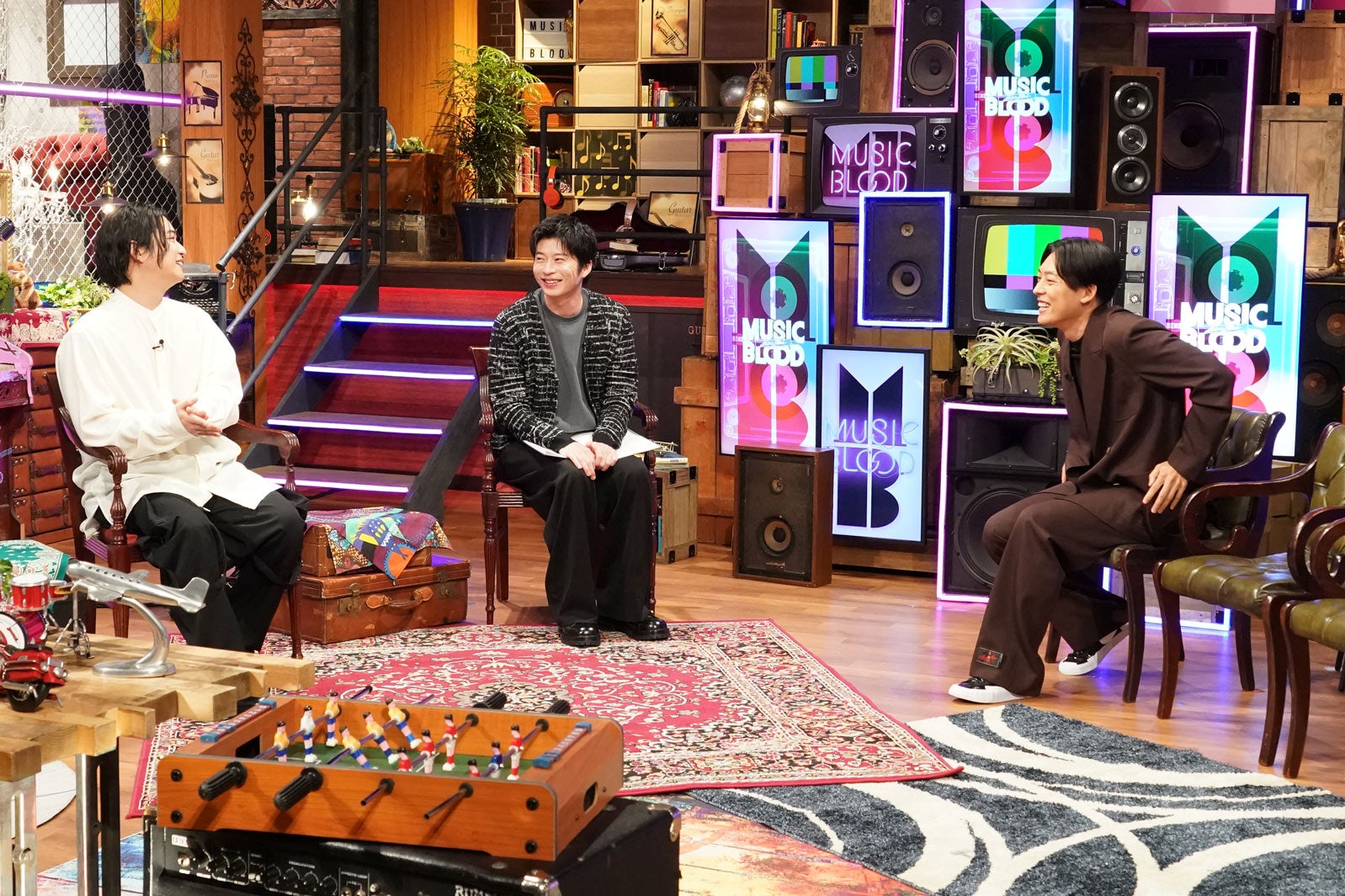 （左から）千葉雄大、田中圭、KEN THE 390（C）日本テレビ