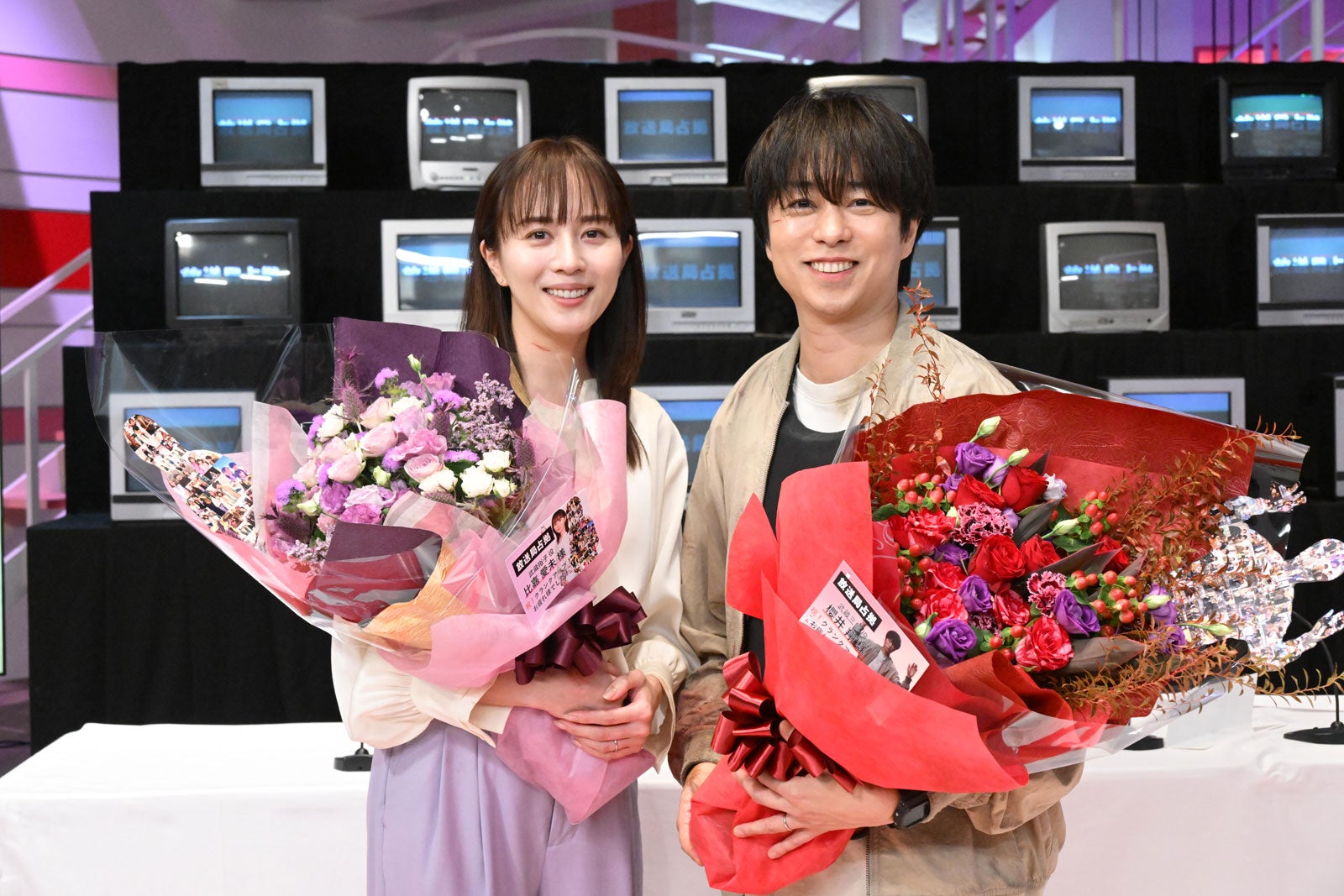 櫻井翔「放送局占拠」クランクアップ「もう一回できたらいいな」比嘉愛未・加藤清史郎らも撮了