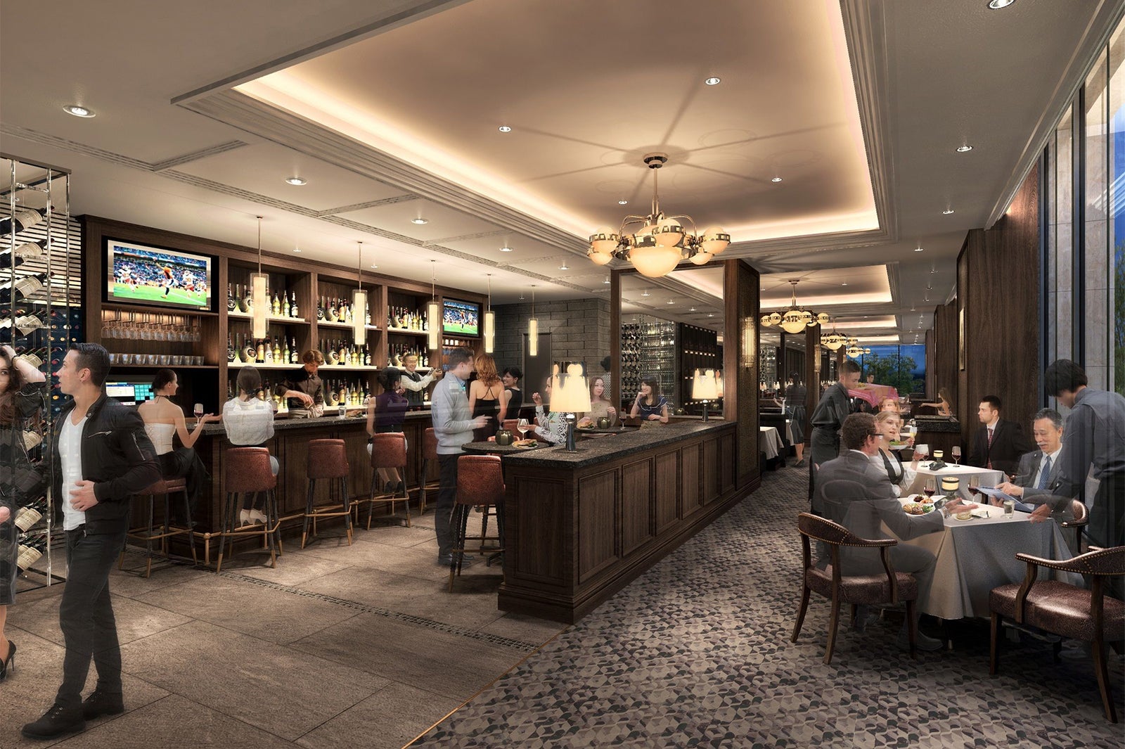 モートンズ ザ ステーキハウス 丸の内／画像提供：クリエイト・レストランツ・ホールディングス