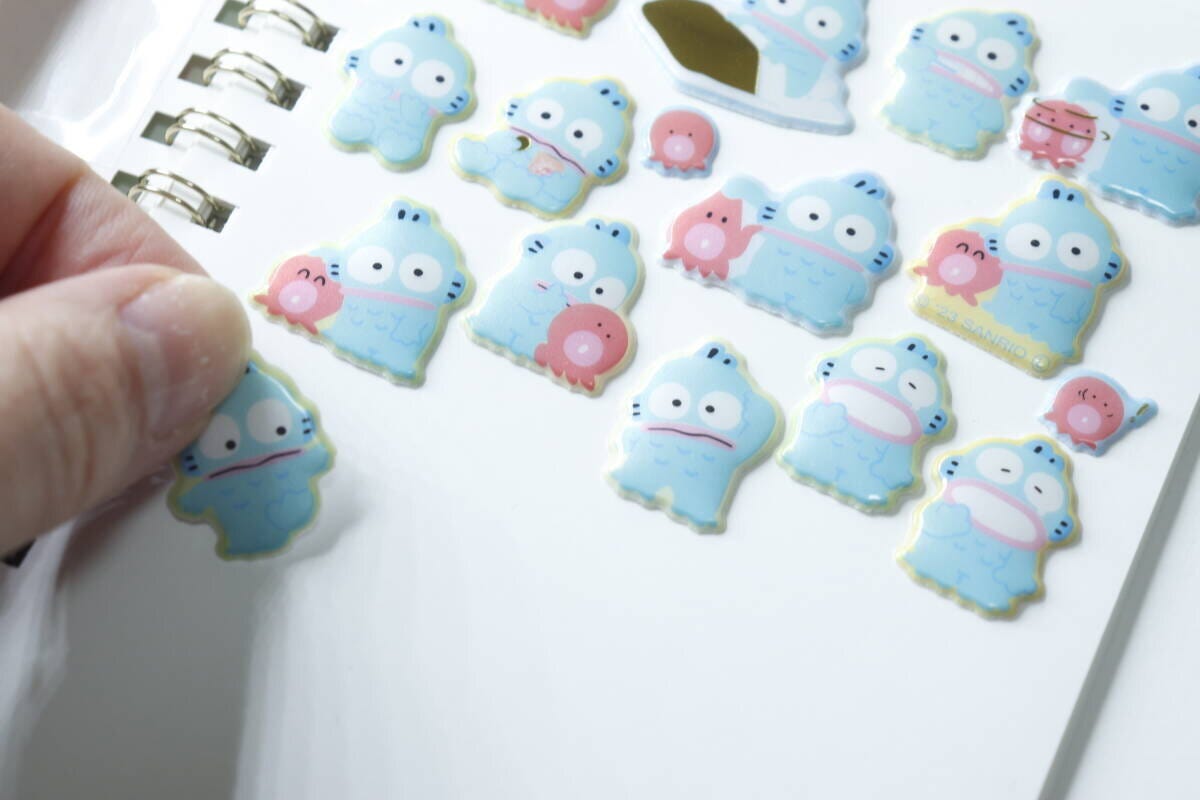 ダイソーのぷくっとシール　ハンギョドンの使用例1