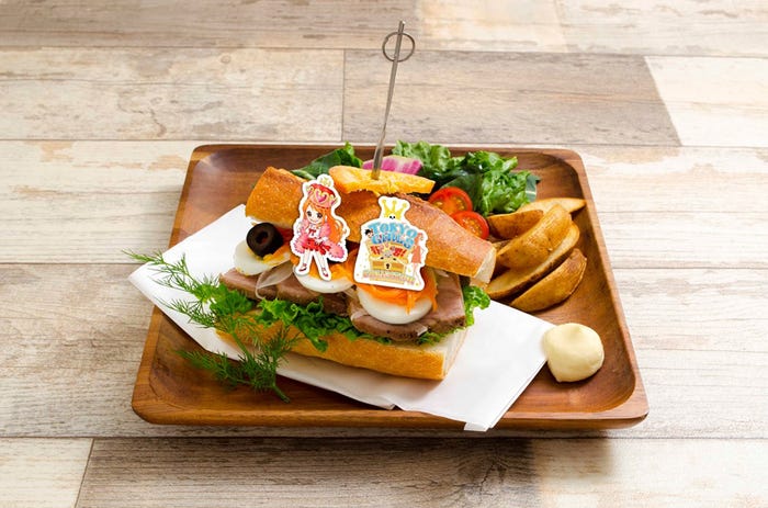 ローストポークのバケットサンド~ココヤシ村のオレンジソース~(提供写真)