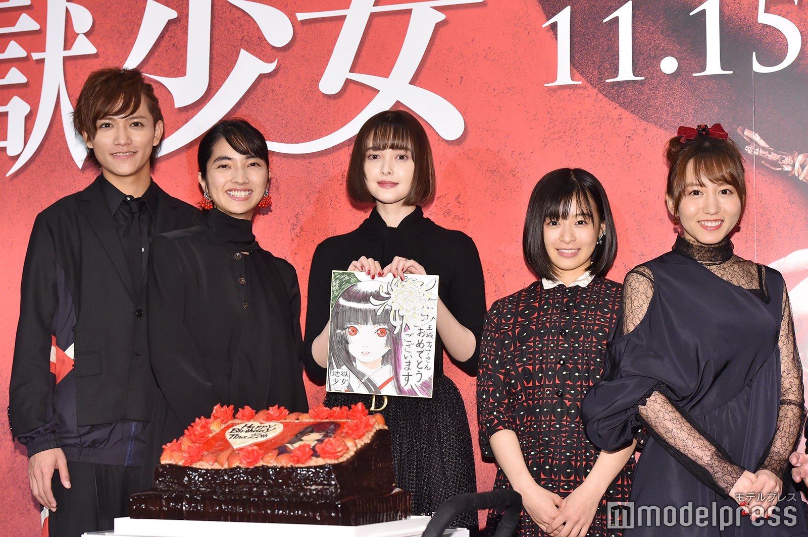 左より：藤田富、仁村紗和、玉城ティナ、森七菜、大場美奈（C）モデルプレス