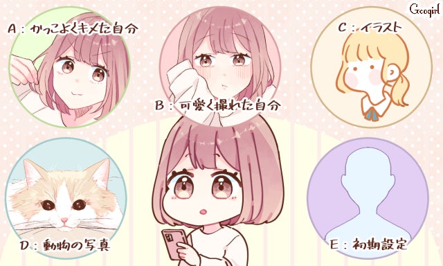 心理テスト Lineのアイコンで分かる 付き合ったらどんな彼女になる モデルプレス