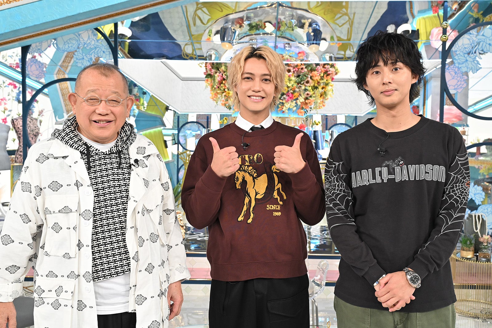 笑福亭鶴瓶、高橋海人、藤ヶ谷太輔「A-Studio＋」（C）TBS