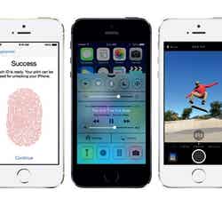 指紋認証機能「Touch ID」を搭載／「iPhone 5s」