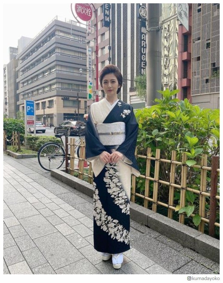 熊田曜子「銀座で働くことにしました」着物姿で報告 離婚決意発表後初インスタ更新