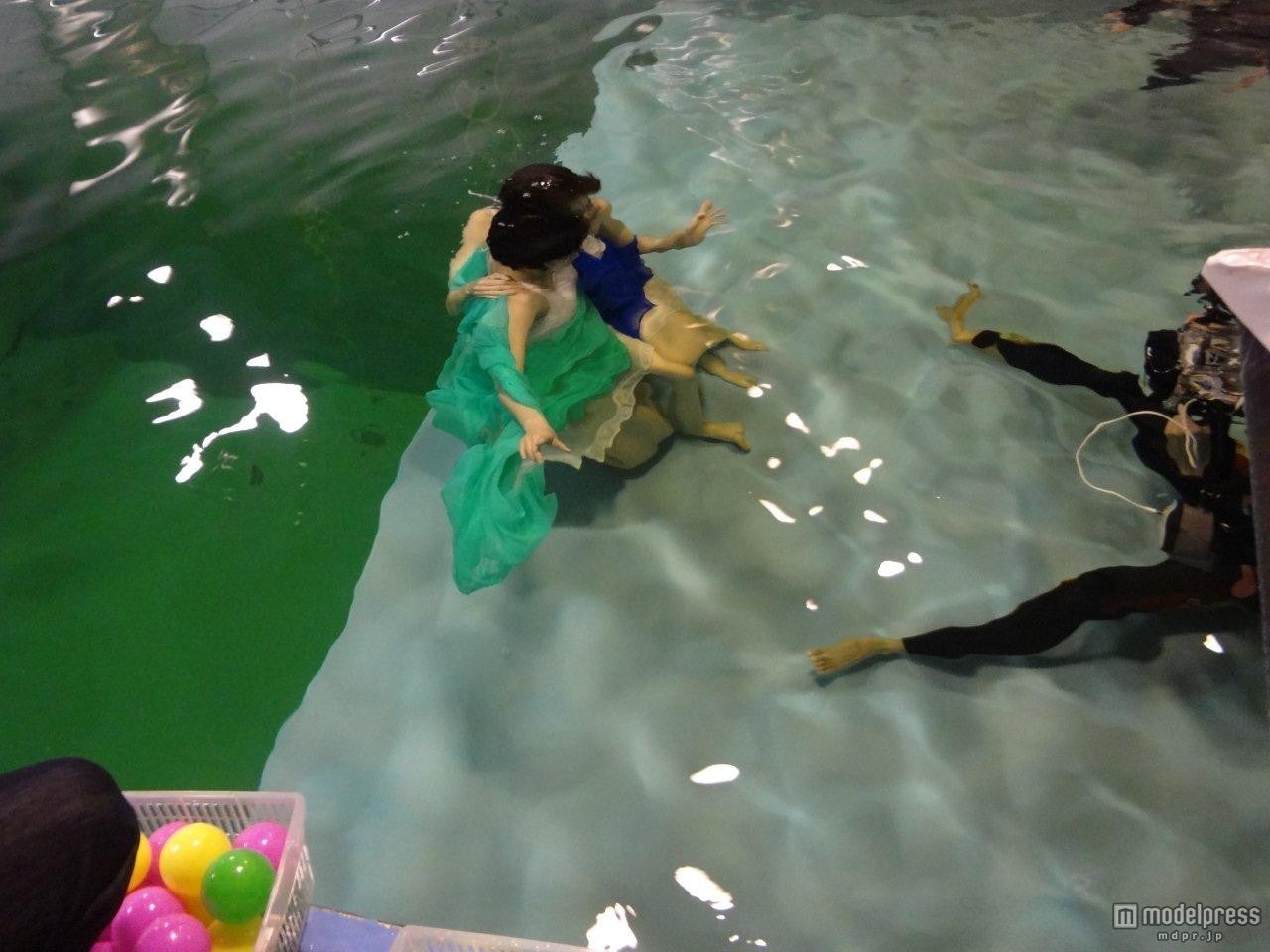 初めて水中でジャケット撮影した乃木坂46