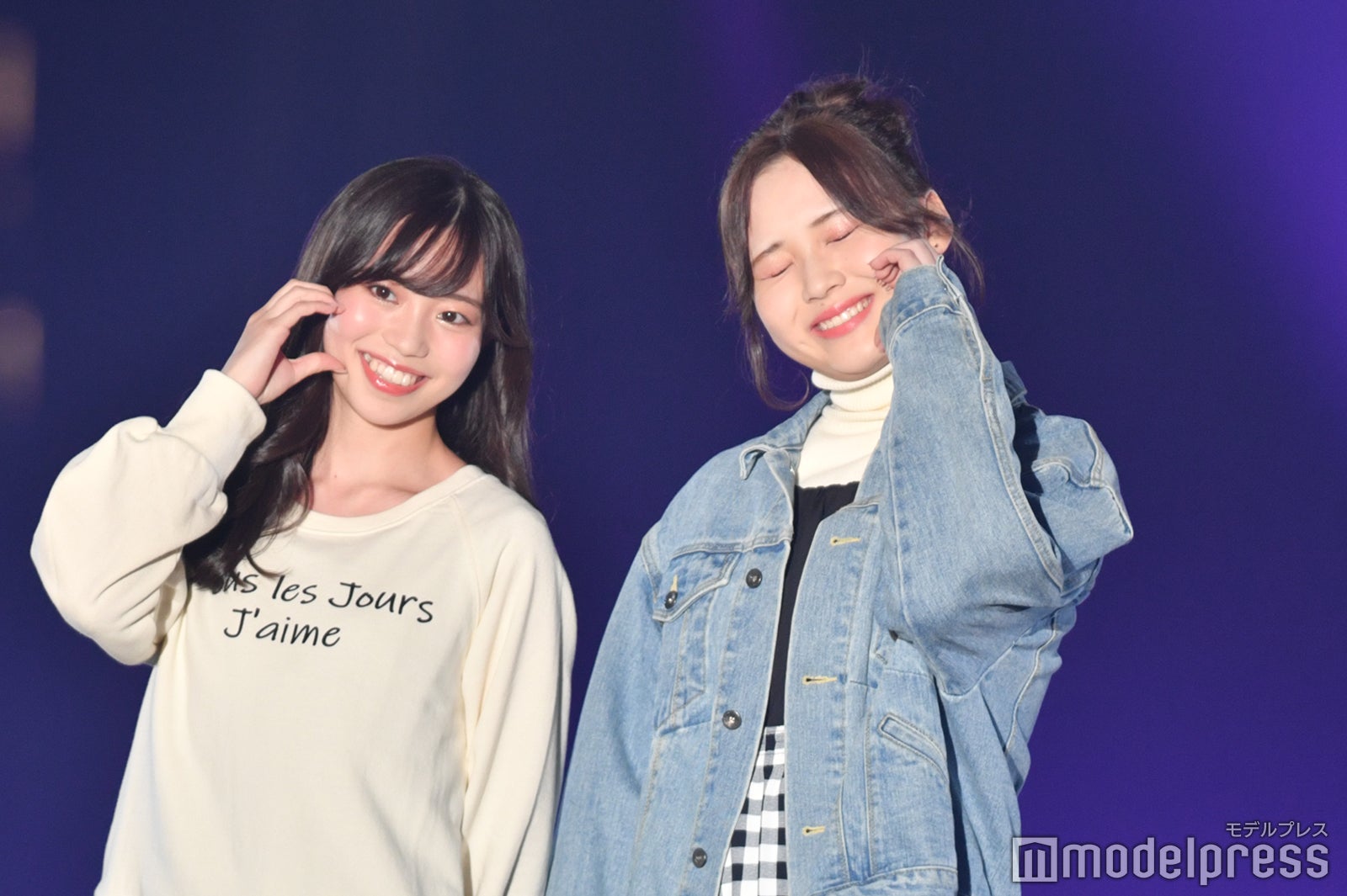 HKT48栗山梨奈＆荒巻美咲、地元・九州でフレッシュさ全開 仲良し