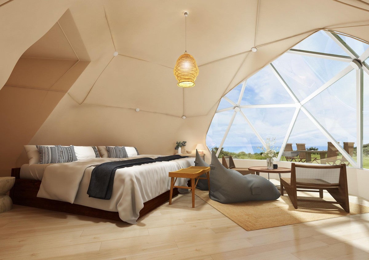 高知のホテル「アシズリテルメ」“自然を感じる”グランピング新設しリニューアル