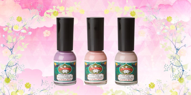 「胡粉（ごふん）ネイル」から女性らしさ際立つ春夏限定カラー3色登場／画像提供：上羽絵惣株式会社