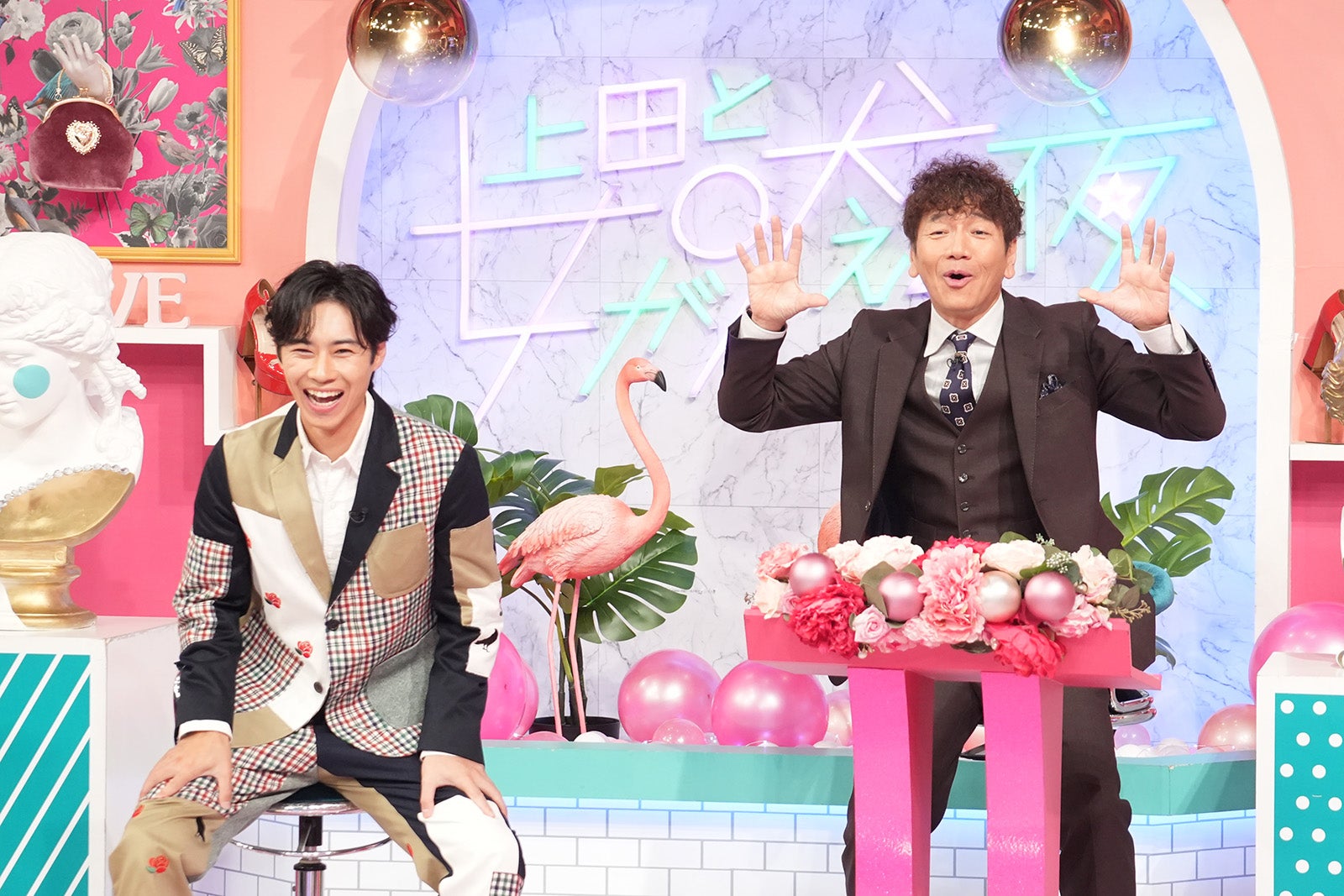 戸塚純貴、上田晋也（C）日本テレビ