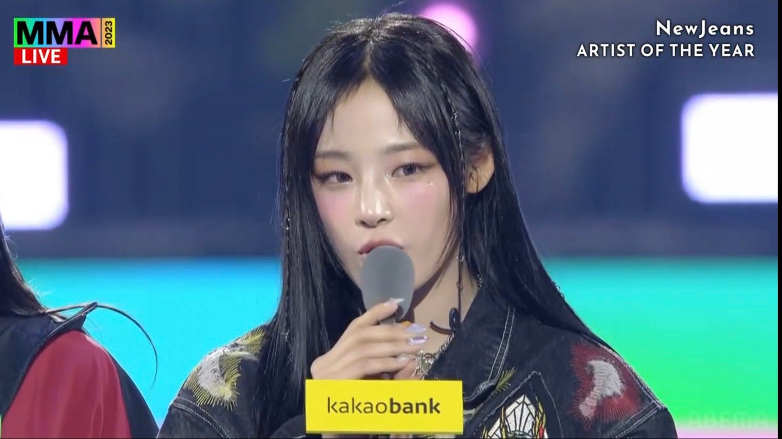 NewJeansミンジ（C）2023 Melon Music Awards （MMA2023）