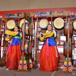 韓国伝統芸能も披露された