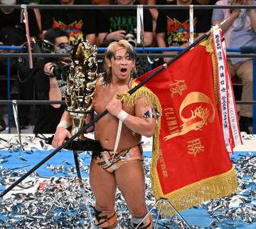 【新日本】27歳大岩陵平がG1初制覇！史上最短キャリアで初の“下剋上V”「俺が令和の夏男だ」異例の古典技で決着、前日引退の師匠・天山広吉も涙