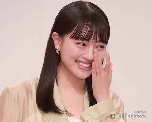 朝ドラ「風、薫る」主演決定の上坂樹里、涙で登壇 オーディションは2410人から選出