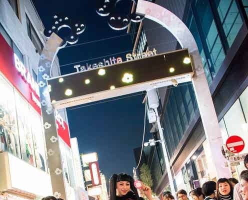 中条あやみ、サプライズ登場で竹下通りパニック