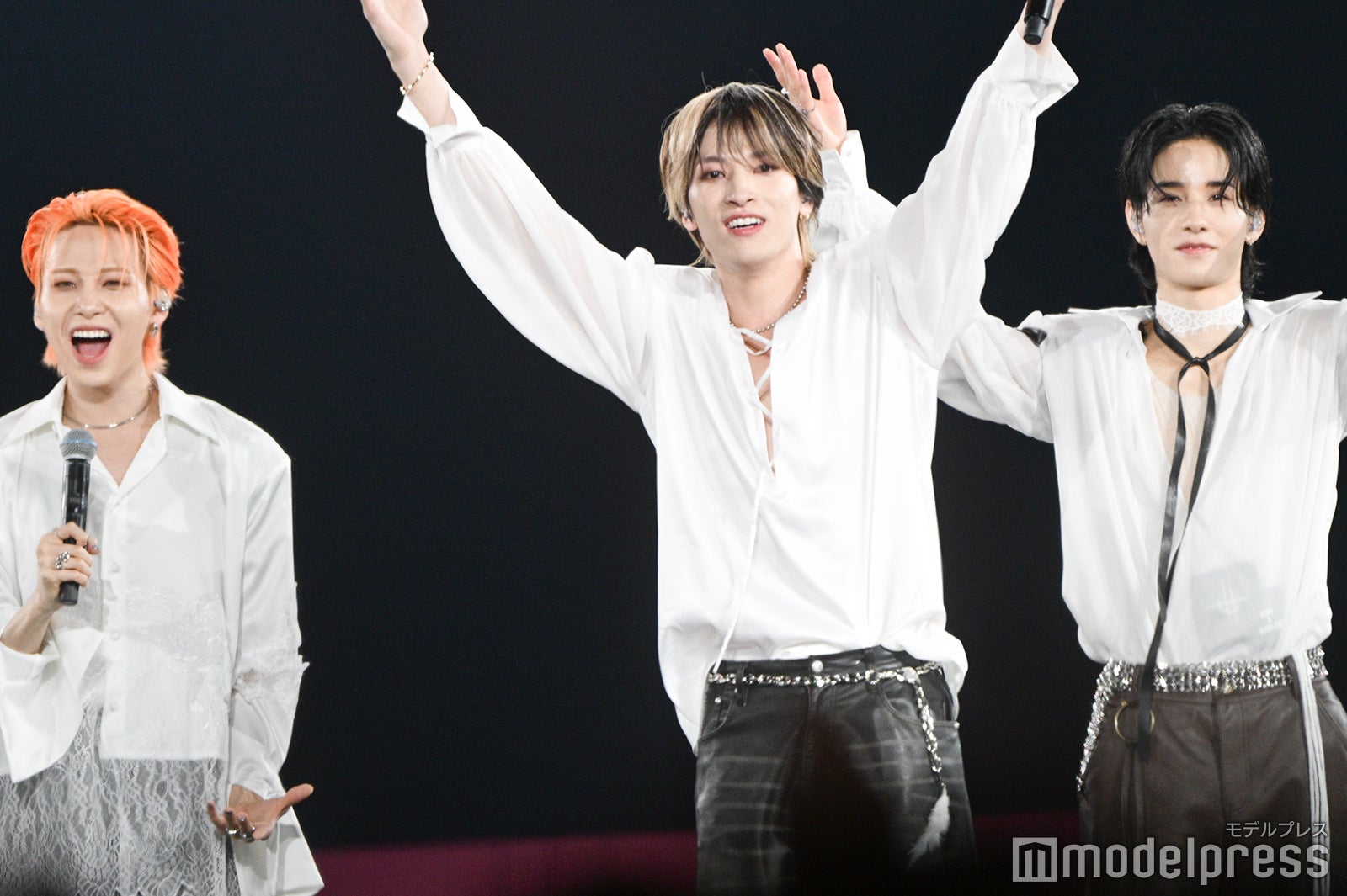 川尻蓮、金城碧海、佐藤景瑚／JO1（C）モデルプレス