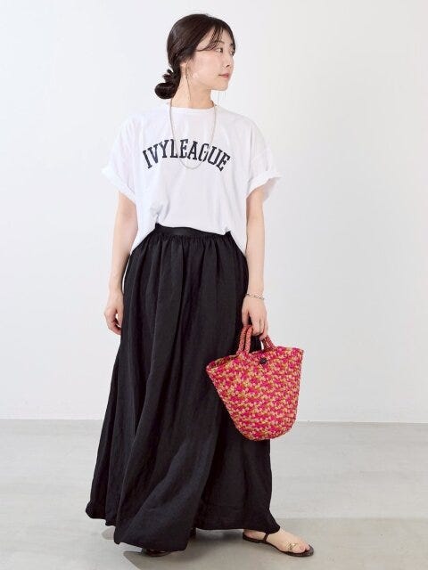 白Tシャツ コーデ 白Tシャツコーデ1