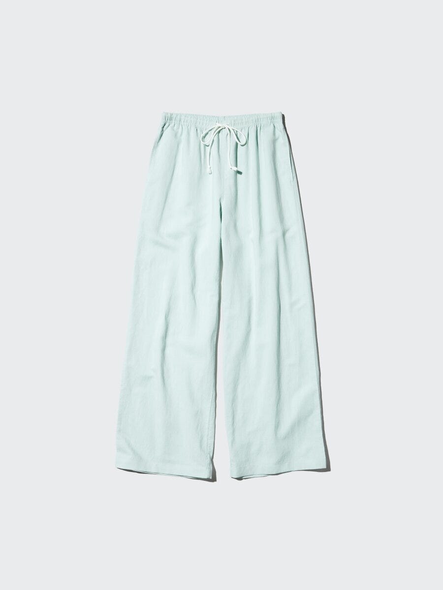 2026初夏ユニクロ大人女性おすすめリネンブレンドイージーパンツ