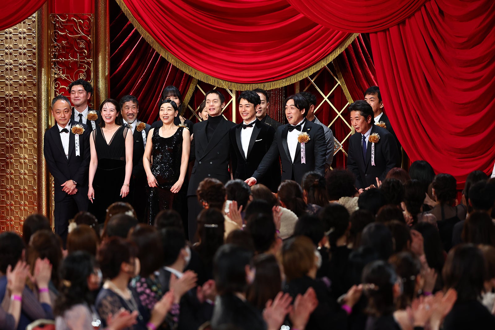 妻夫木聡ら（写真提供：東京写真記者協会）