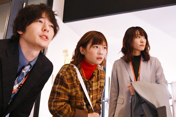 犬飼貴文・伊藤沙莉・新垣結衣/「獣になれない私たち」第9話より(C)日本テレビ