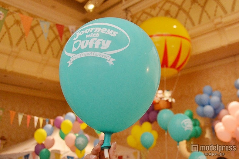 参加者がプレゼントされた風船