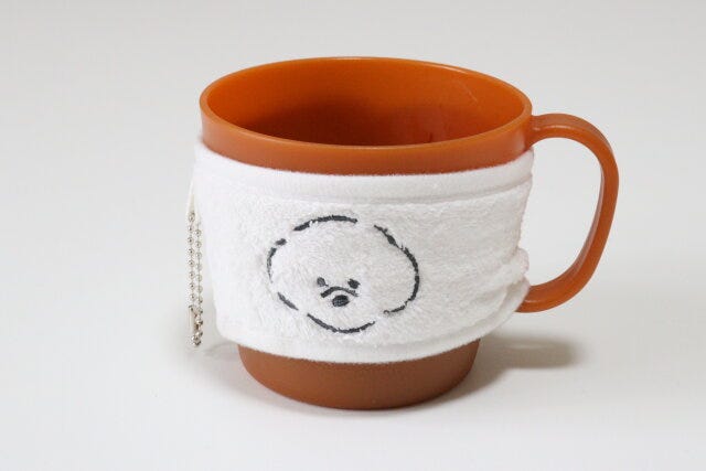 セリア もこもこカップスリーブ 使用例 ホット セリア もこもこカップスリーブ 使用例 ホット