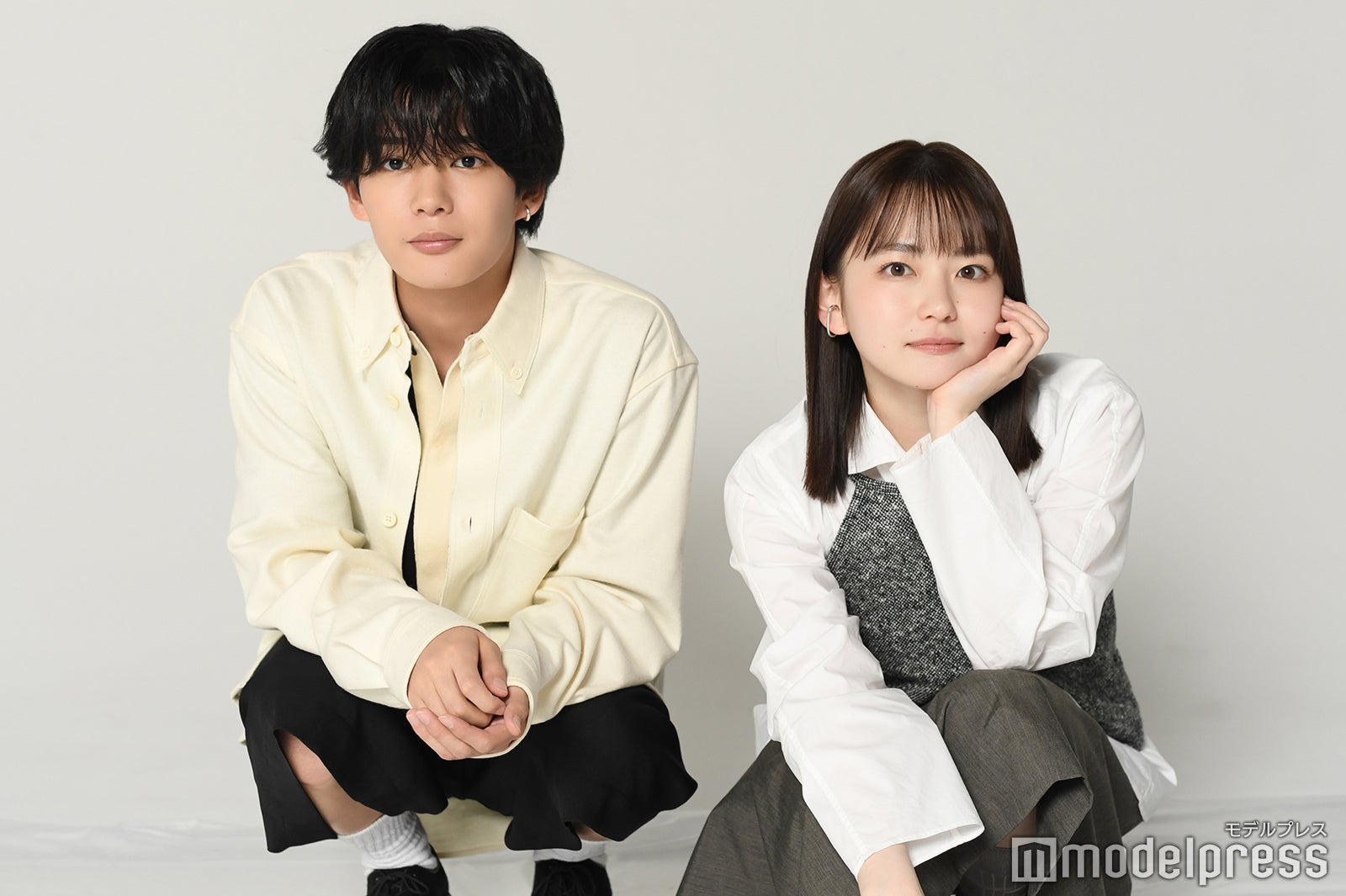 長尾謙杜＆山田杏奈（C）モデルプレス