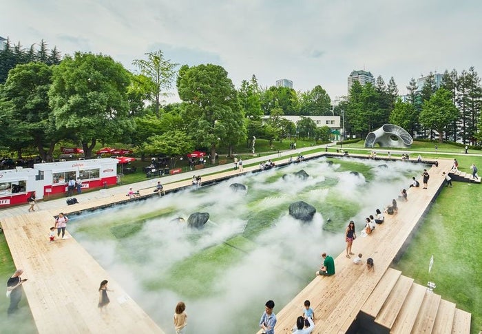 光と霧のデジタルアート庭園／画像提供：東京ミッドタウンマネジメント