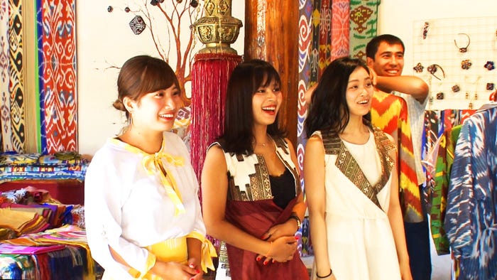 でっぱりん、モア、桜子「あいのり:Asian Journey」シーズン2第11話より(C)フジテレビ