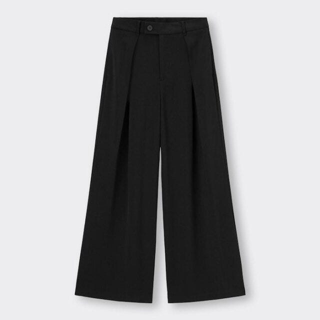 GU　パンツ　トレンド　スーパーワイドパンツ
